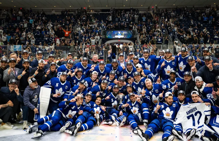 Toronto Marlies är Calder Cup-mästare i AHL 2026. Foto: The Canadian Press/Alamy Live News