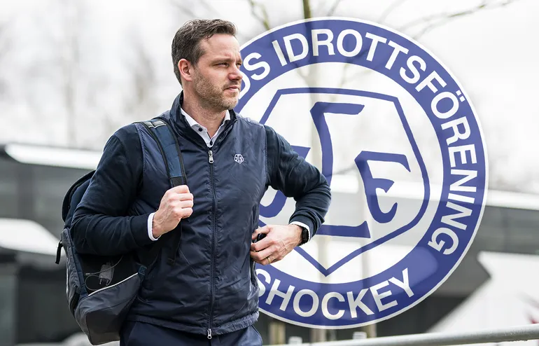 Leksands sportchef Jesper Ollas bygger om Leksand.
Foto: Bildbyrån