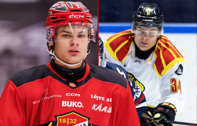 Charlie Forslund blev målskytt direkt efter sin SHL-debut. 