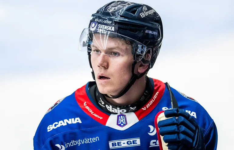 Lukas Vesterlund, här i Oskarshamns färger. 