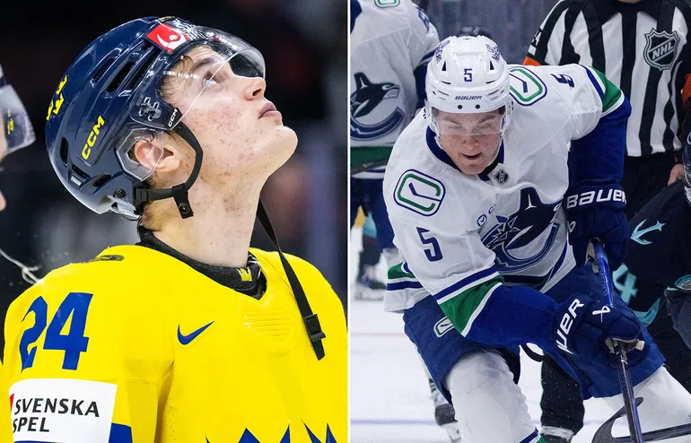 Vancouver skickar ner svenske talangen till AHL