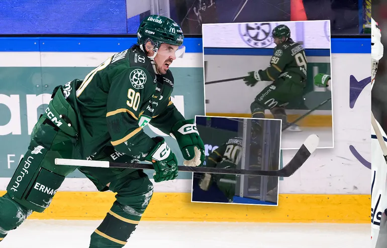 Marcus Johansson kliver av skadad för Färjestad.