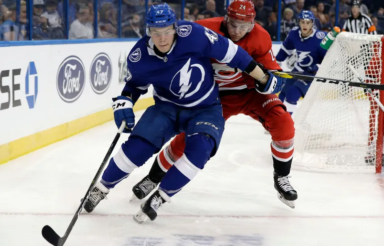 Jonne Tammela i Tampa Bay Lightning 2018.