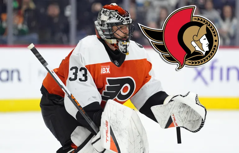 Samuel Erssons rättigheter har trejdats till Ottawa Senators. Foto: Kyle Ross-Imagn Images