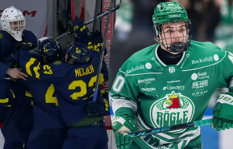 Rögle-talangen stor hjälte – knäcker Kanada i U18-VM