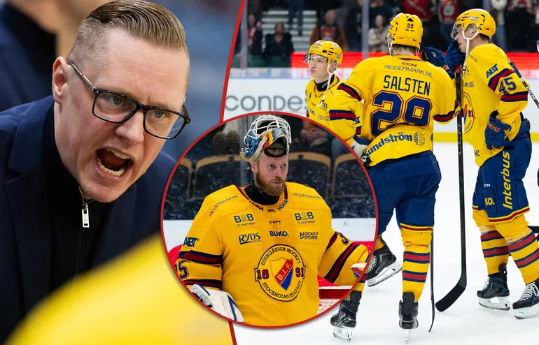 Robert Kimby var inte nöjd med Djurgårdens spel i förlusten. 