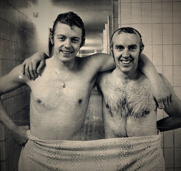 Christer Abris och Leif Holmqvist var bra vänner.
