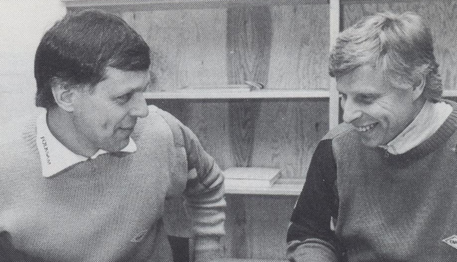 Conny Evensson och Hans "Virus" Lindberg.