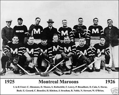 Montreal Maroons 1925.