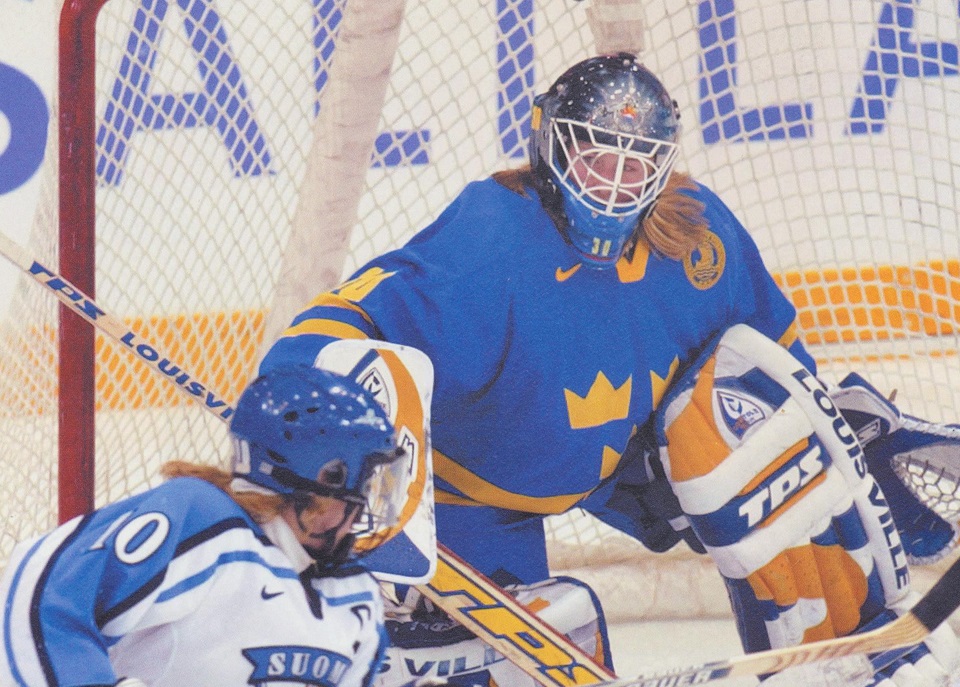 Kim Martin under OS 2006.