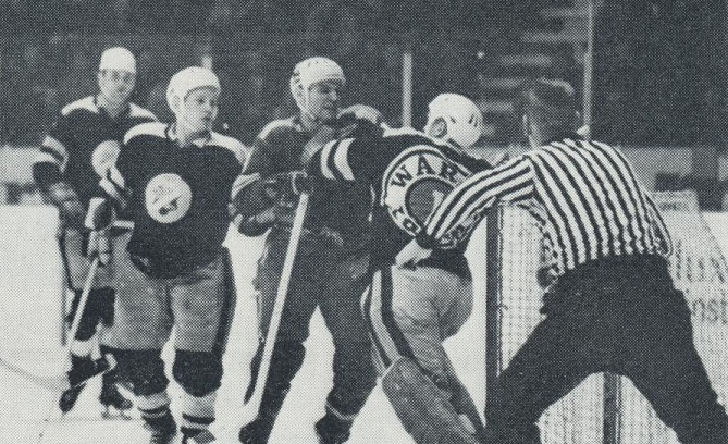 Leif Holmqvist i en dispyt.
