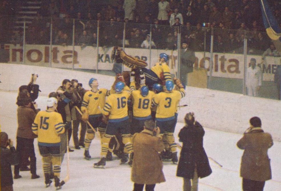 "Honken" hyllades på Hovet 1969.