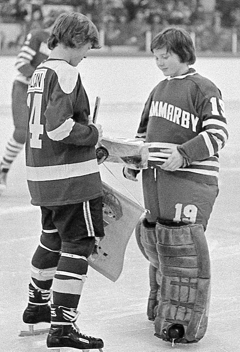 En 13-årig Pelle Lindbergh