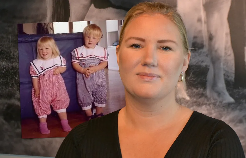 Sophie Johansson började spela ishockey i samma lag som sin tvillingbror Michael