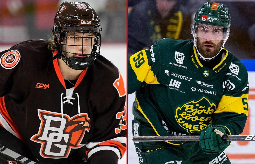 Anton Malmström och Tim Theocharidis spelade tillsammans i NCAA säsongen 2020/21