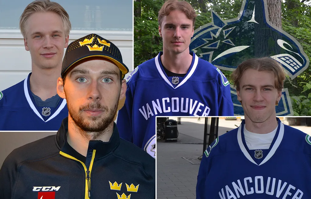Elias Pettersson (som rookie), Marcus Pettersson, Nils Åman och Jonathan Lekkerimäki