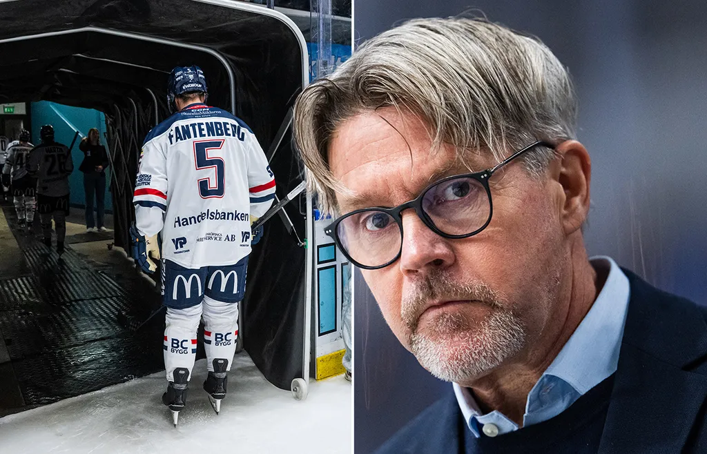 Oscar Fantenberg stannade på fyra minuters istid mot DIF.