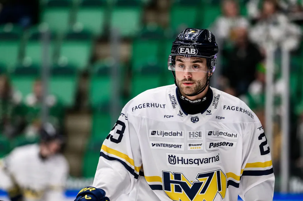 Marcus Limpar Lantz fick chansen i HV71.
Foto: Bildbyrån.