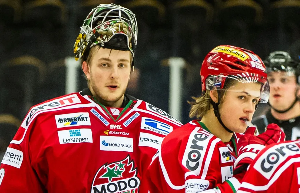Linus Ullmark och William Nylander tillsammans i MoDo 2014