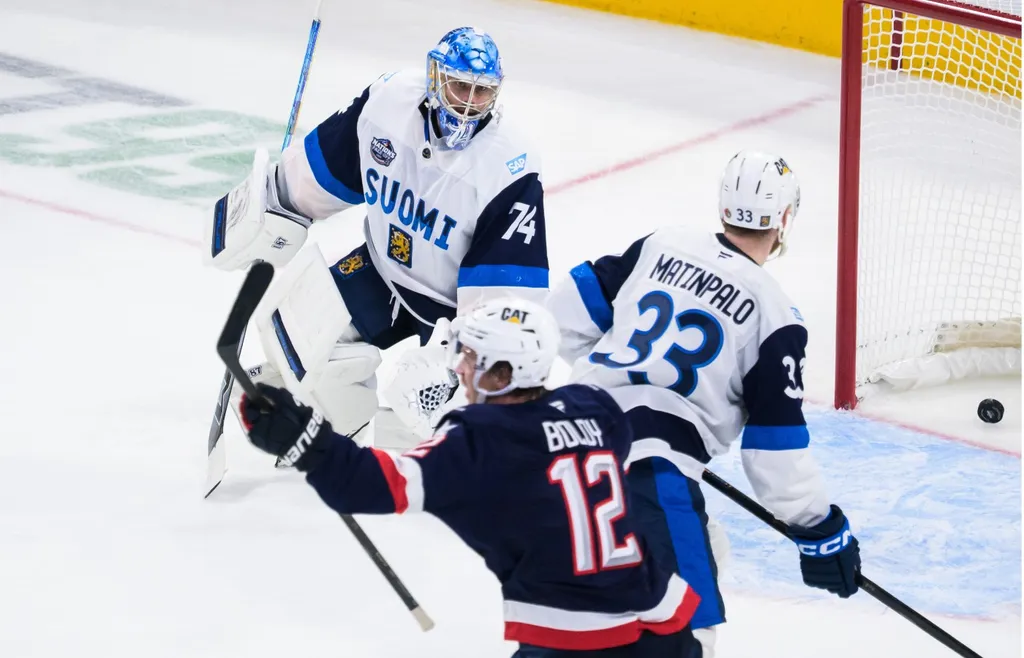 Juuse Saros hade en tung natt mot USA