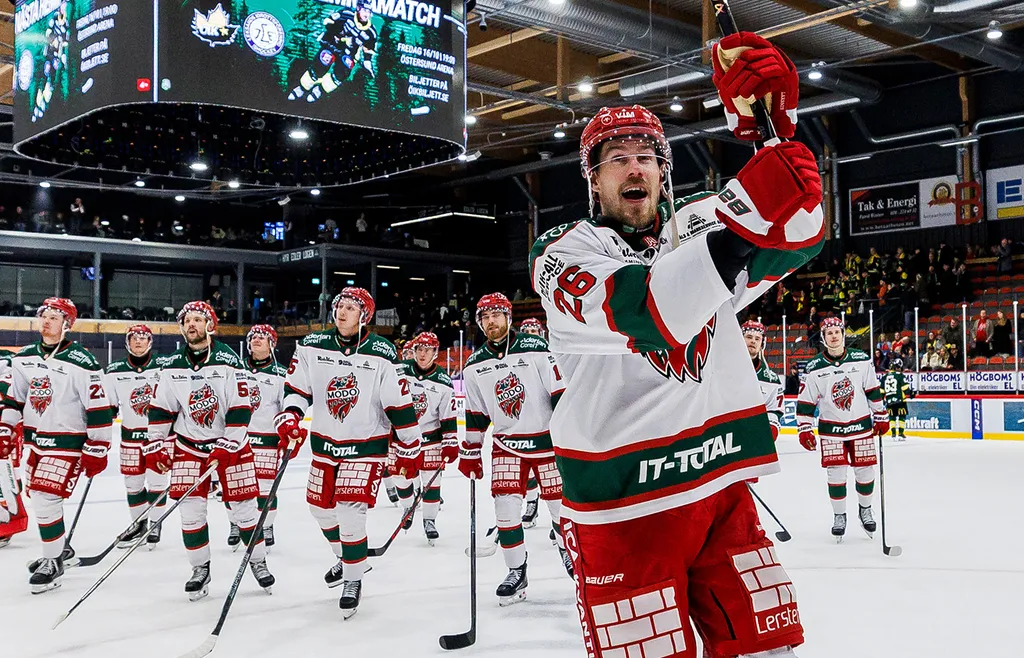 Emil Larsson blev segerskytt i Jämtland.