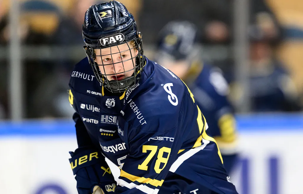 Malte Gustafsson är en spännande spelare inför NHL-draften.