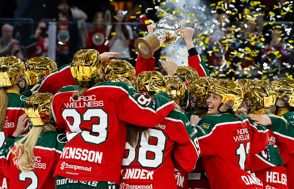 Vilken betydelse kommer Frölundas SM-guld att få på utvecklingen inom SDHL? FOTO: Michael Erichsen/Bildbyrån
