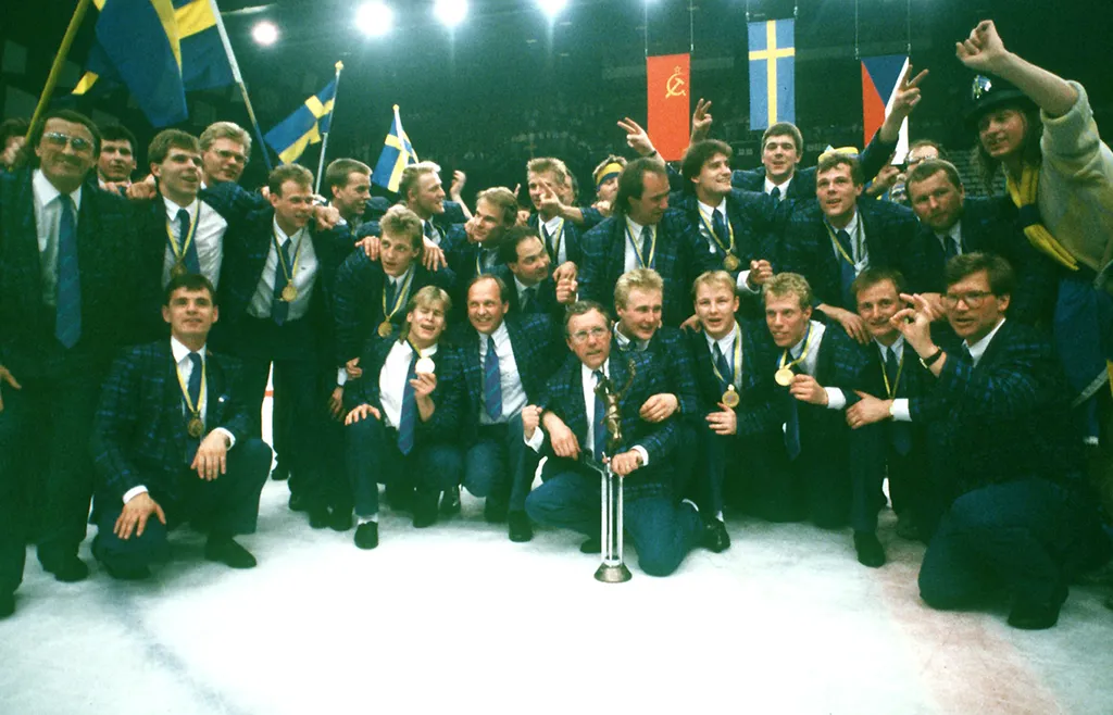 Det svenska VM-guldlaget 1987