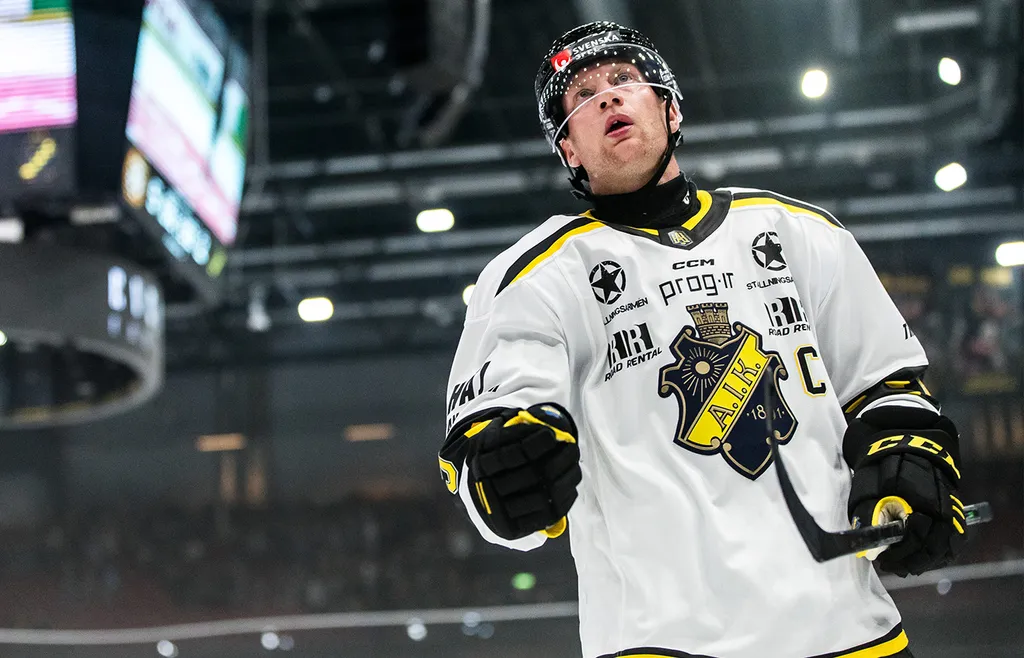 Richard Gynge i AIK under sista året som spelare