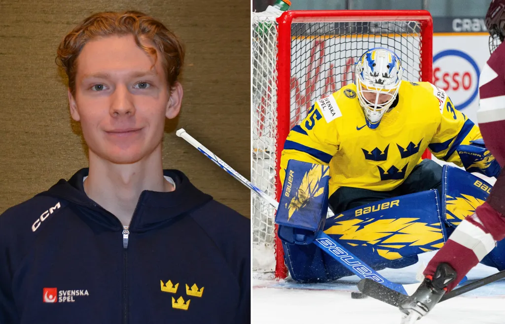 Melker Thelin är redo mellan stolparna, och siktar mot ännu en JVM-final