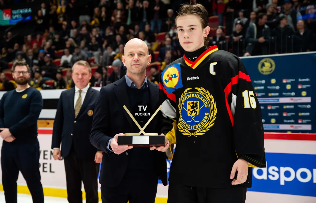 Anton Wigell var kapten för Södermanland när distriktet skrällde sig till en final i TV-pucken 2023