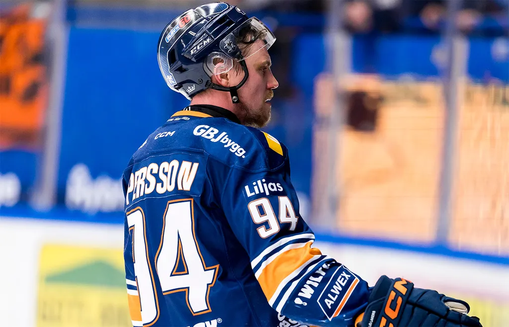 Joel Persson och Växjö slutade åtta 2024/25 ock föll sedan i kvartsfinalen mot Luleå med 1–4 i matcher