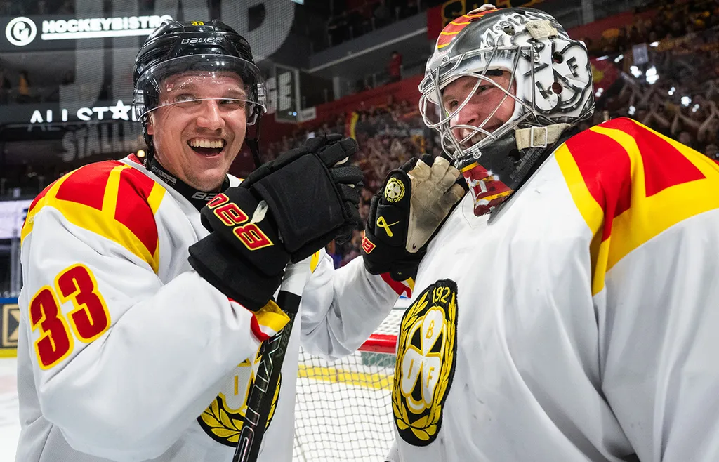 Jakob Silfverberg och Ludvig Persson i Brynäs