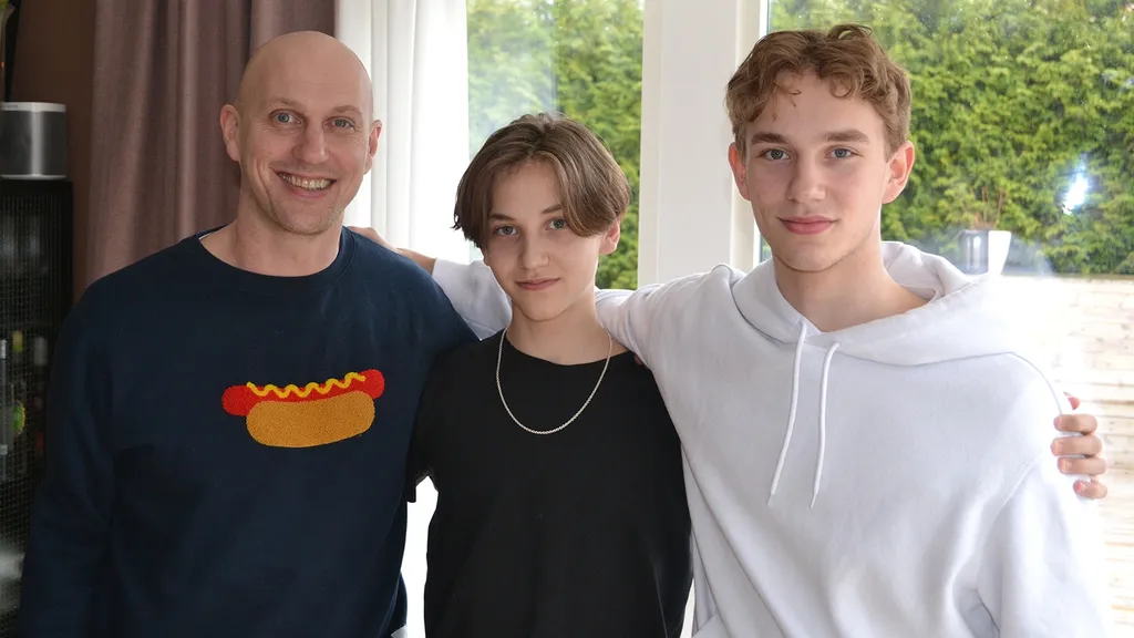 Christian, Victor och William Eklund från 2021