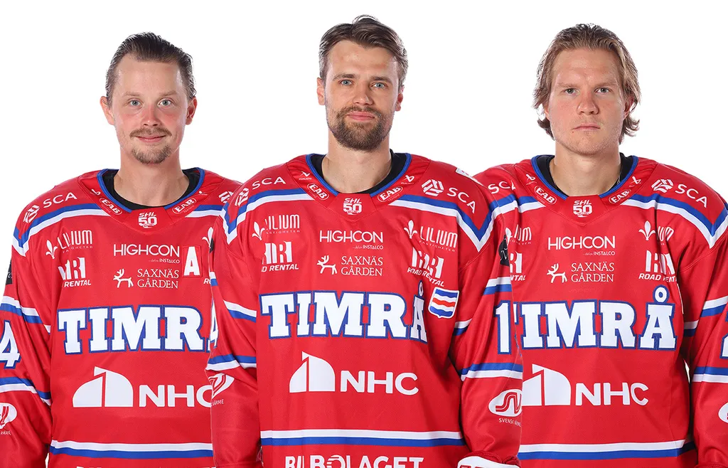 Jonathan Dahlén, Emil Pettersson och Anton Heikkinen kan bilda förstakedjan
