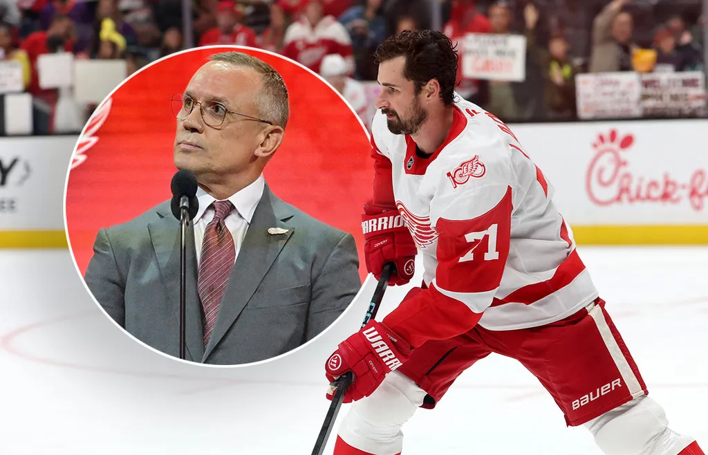 Steve Yzerman har fått Dylan Larkin att utöka sin lista. Foto: Bildbyrån (montage).