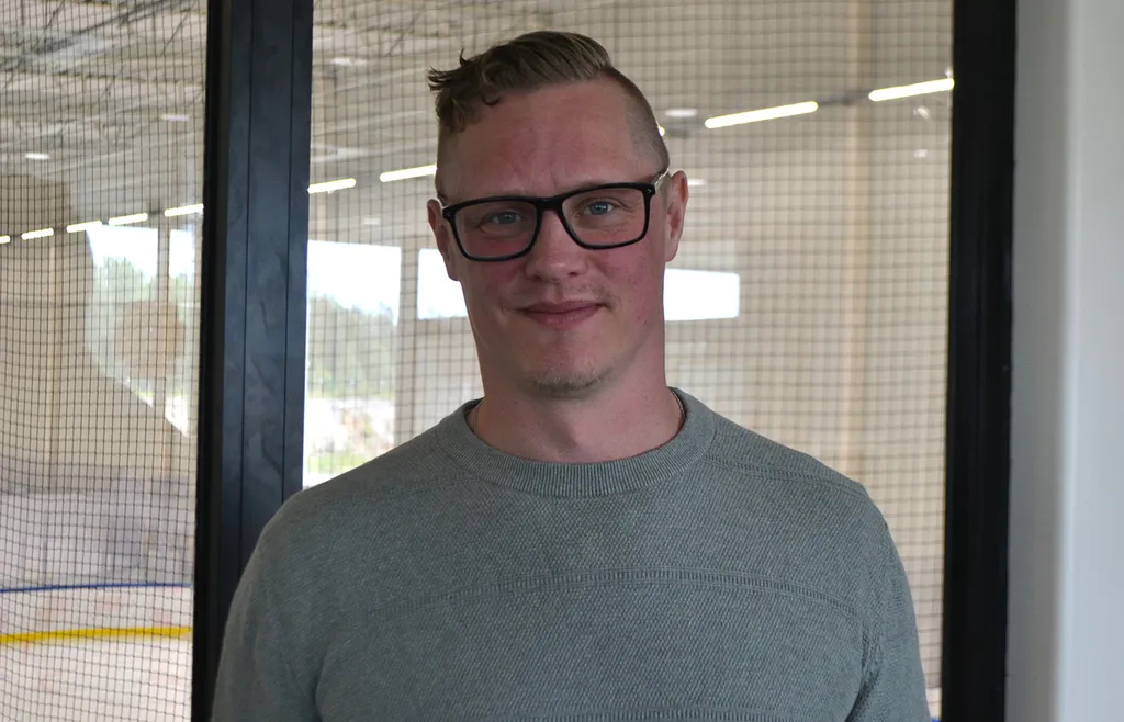 Robert Kimby på Ice Academy i Haninge