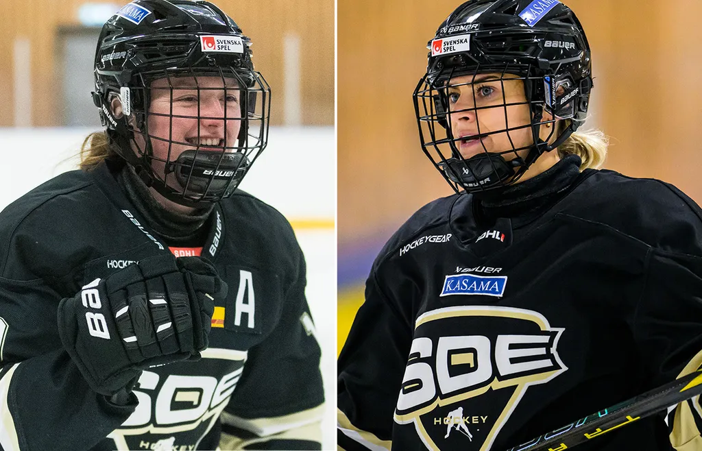 Julie Zwarthoed och Kayleigh Hamers
