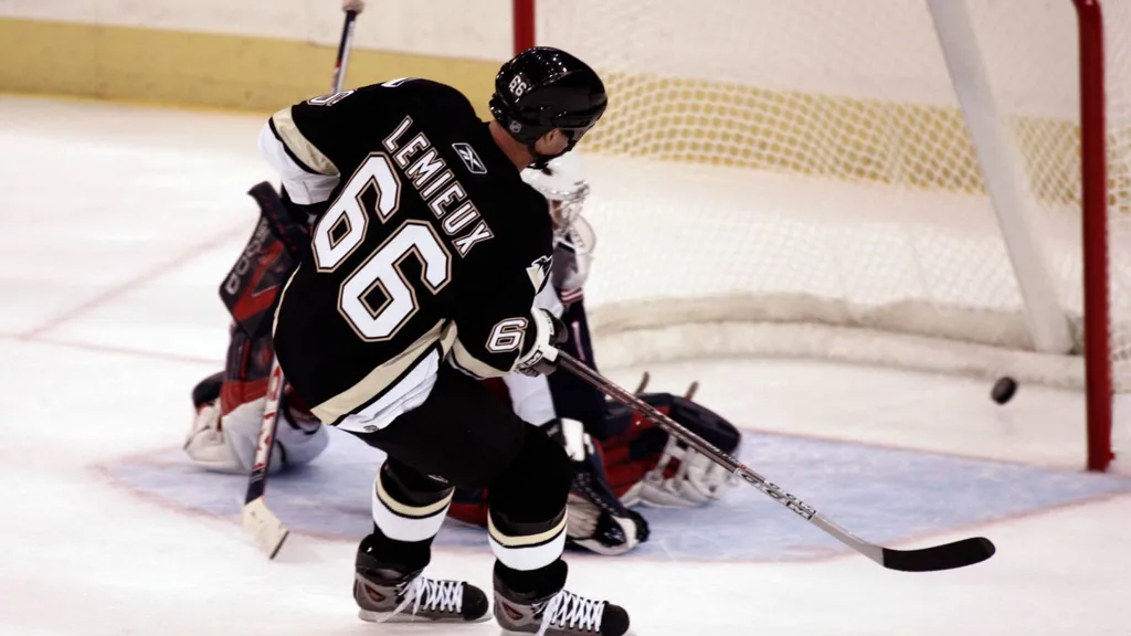 Mario Lemieux var en annan legendar i Pittsburgh.