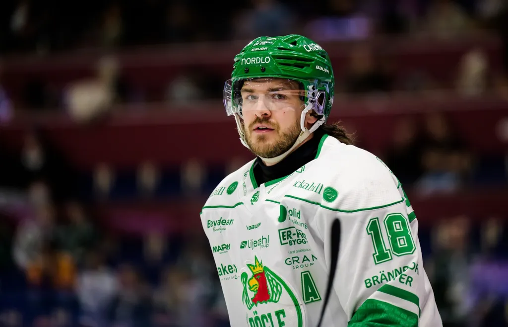 Dennis Everbergs kontrakt med Rögle löper ut efter säsongen.
Foto: Bildbyrån