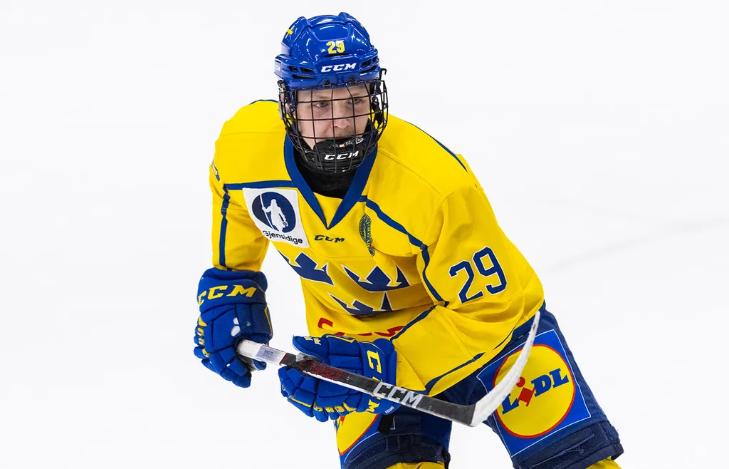 Morgan Anderberg spelade U18-VM för Sverige