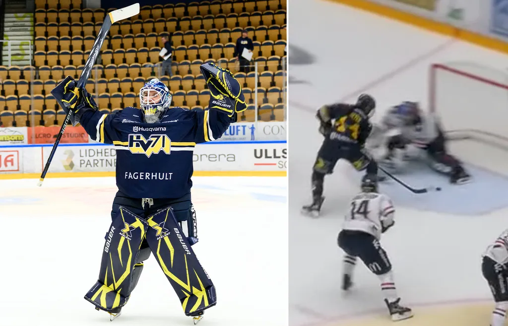 HV71:s nyförvärv Justine Reyes blev hjälte i premiären.