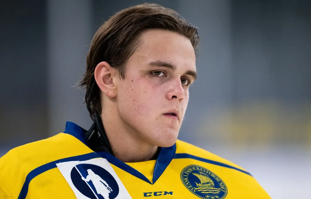 Noah Erliden var den enda svenska målvakten som spelade juniorhockey i CHL den här säsongen