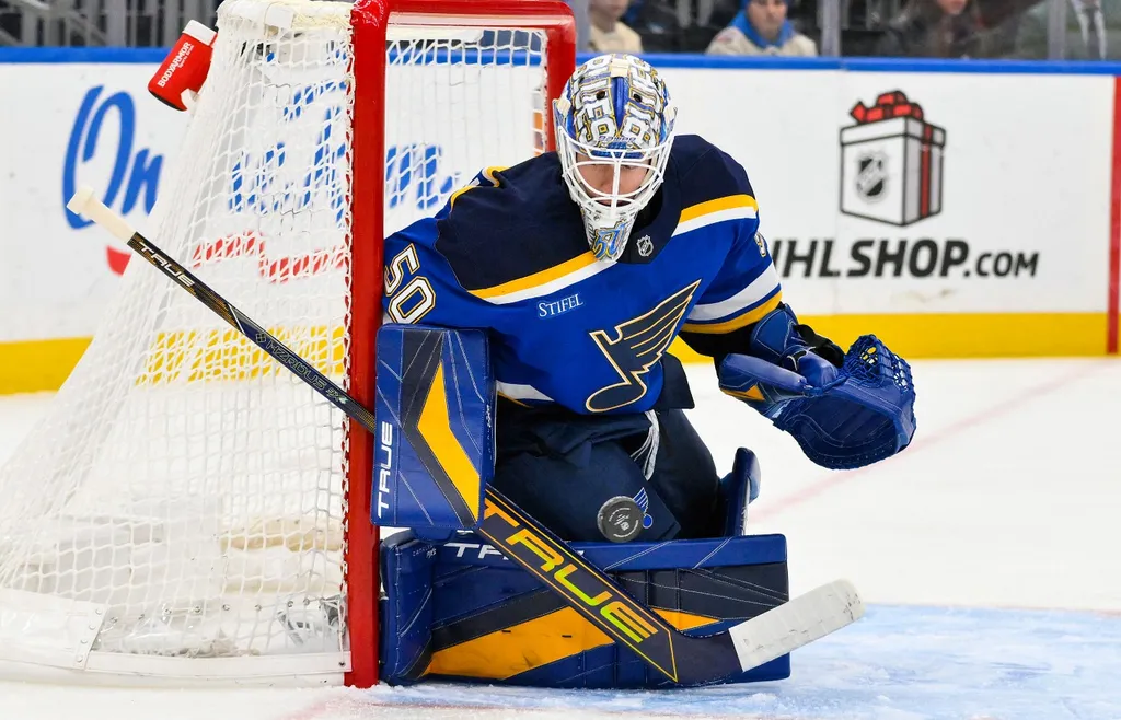 Jordan Binnington är en av de bästa målvakterna när det hettar till. Däremellan? Inte lika skärpt