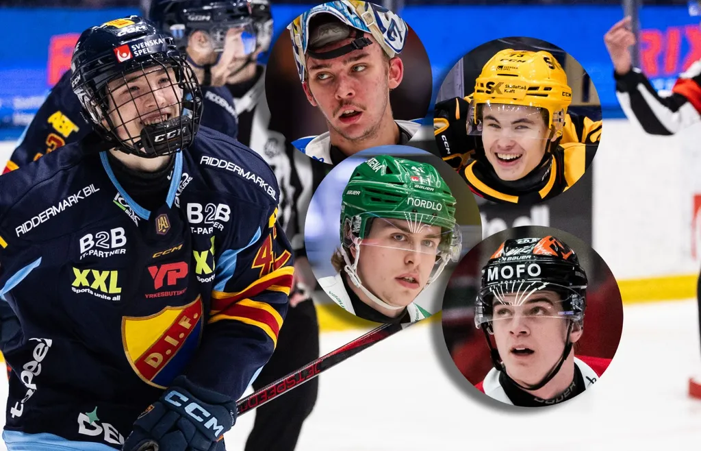 Viggo Björck, Marcus Gidlöf, Viggo Nordlund, Simon Zether och Melvin Fernström är några av de högprofilerade spelare som finns kvar i J20-slutspelet
