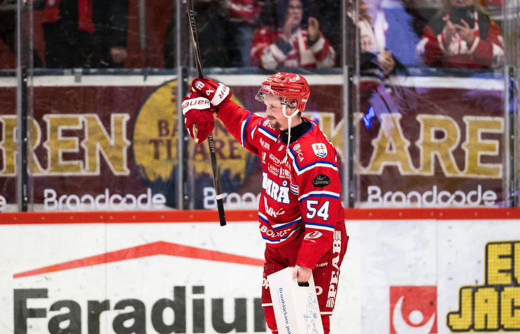 Jonathan Dahlén imponerade i ett svajigt Timrå.
Foto: Bildbyrån.