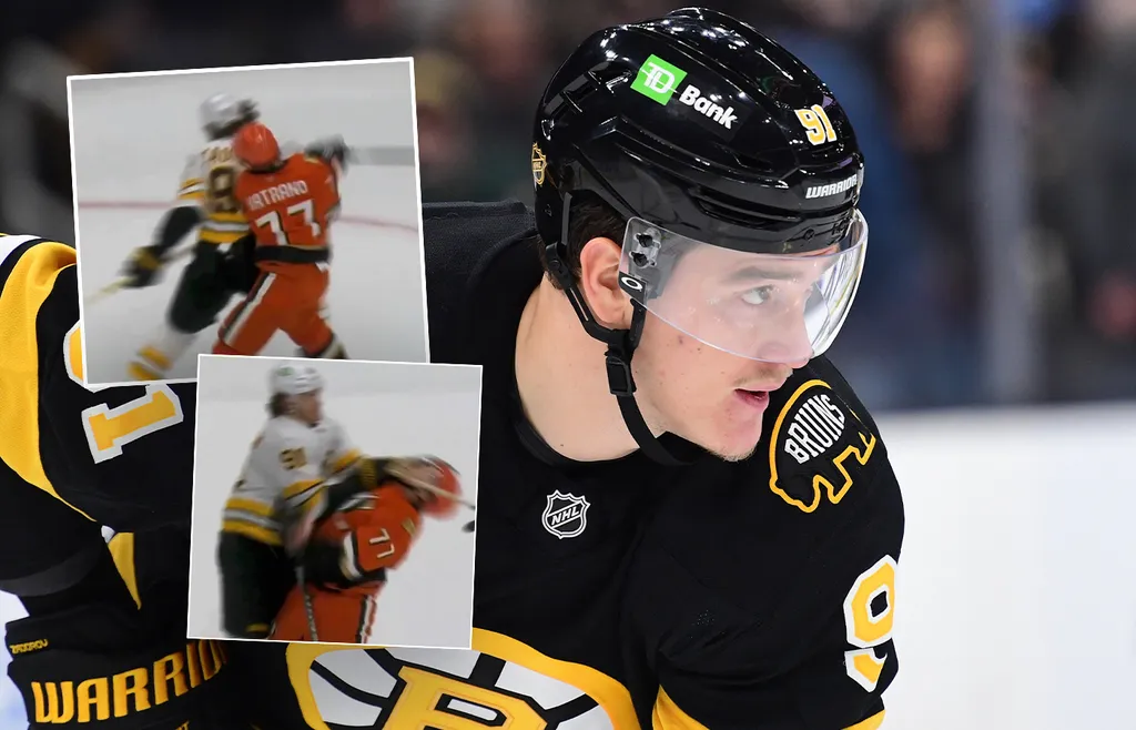 Nikita Zadorov petades efter smällarna. 