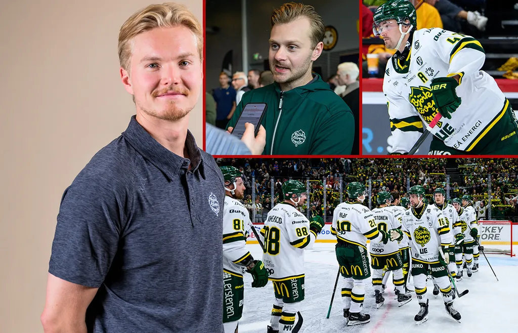 Axel Ottosson, Lucas Wallmark och Marcus Björk ingår i Björklövens unika kaptensgrupp.