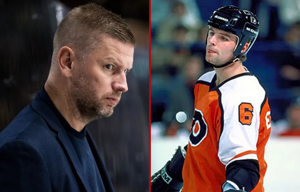 Michael Holmqvist och Thomas Eriksson gick från DIF till NHL. FOTO: Bildbyrån & Arkivbild