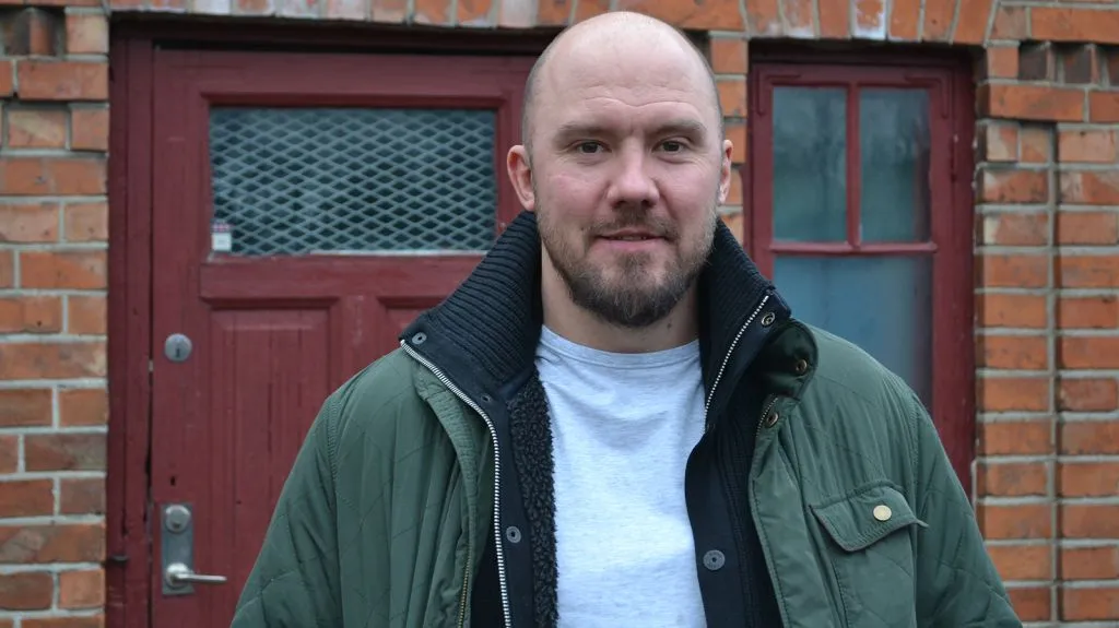 SSK:s och Juniorkronornas assisterande coach Nicklas Grossmann.
Foto: Ronnie Rönnkvist.